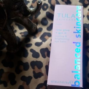 TULA rose glow + get it cooling brightening eye balm